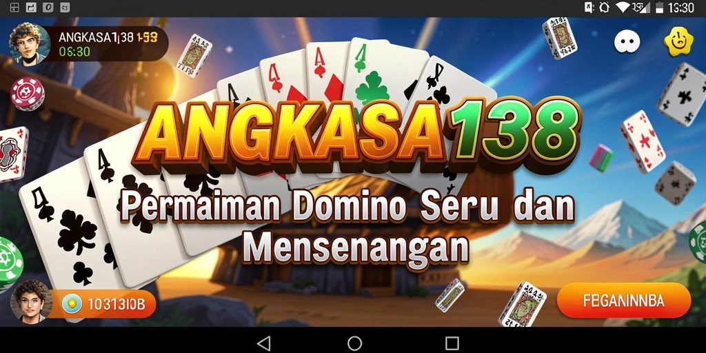 Tampilan gameplay seru di ANGKASA138 dengan aksi domino yang menegangkan.