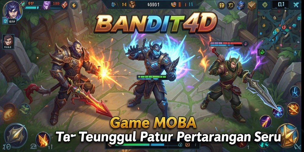 Tampilan gameplay seru dalam BANDIT4D dengan pertarungan yang mendebarkan.