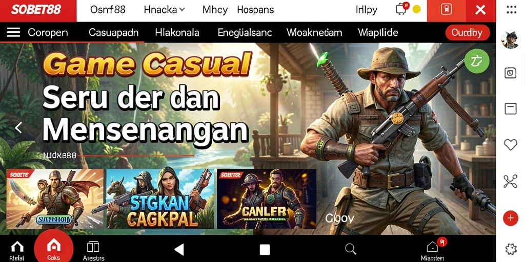 Tangkapan layar gameplay seru dari SOBET88 dengan grafis menarik.