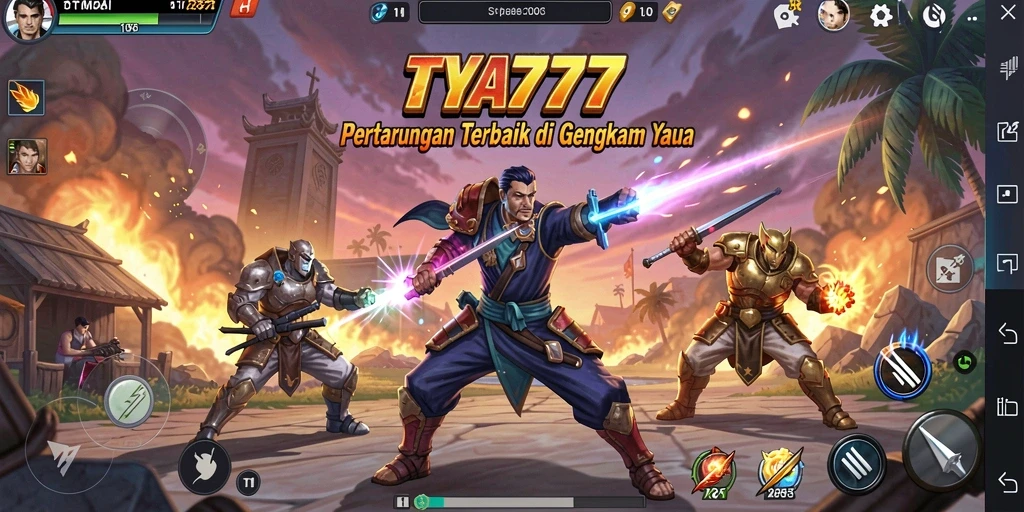Tampilan gameplay menarik dan seru di TYA777.