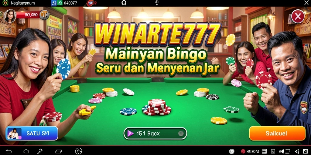 Tampilan gameplay Bingo yang mengasyikkan di WINRATE777.